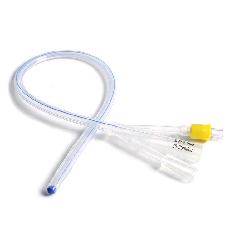 
Silicone Foley Catheter 3-Way with Balloon 