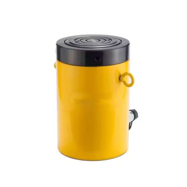 Single Acting Hydraulic Cylinder Heavy Tonnage Hydraulic Jack with Relief Valve