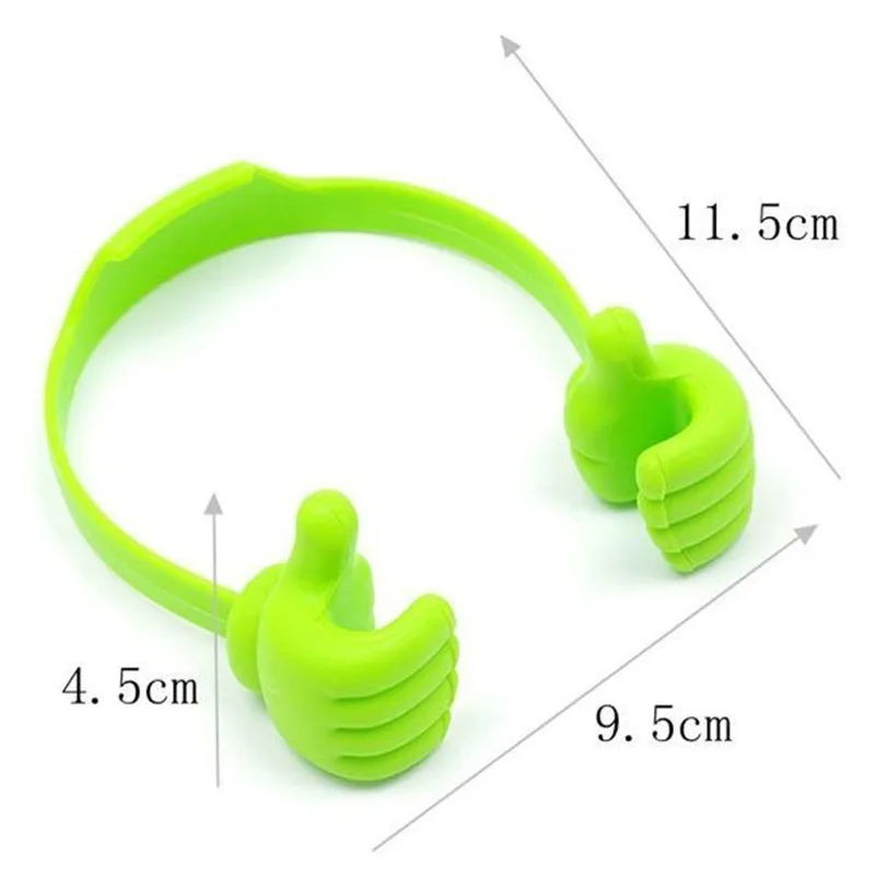 Adjustable Lazy Flexible Portable Desktop OK Tablet Holder Thumbs-up Cell Phone Stand for Desk Offices Bedrooms Travel