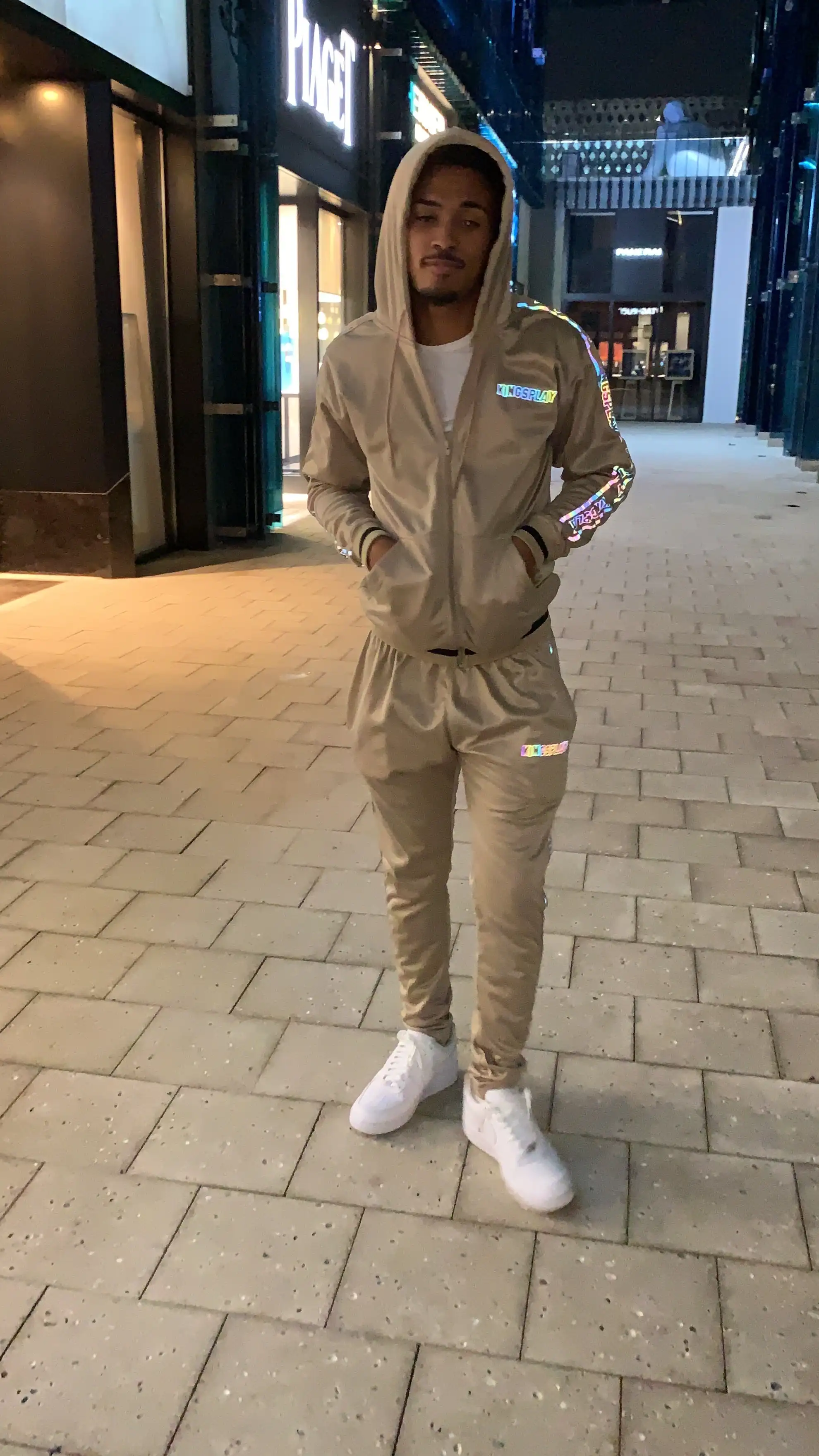 Оптовая продажа унисекс спортивные толстовки на заказ 3м отражающие мужские спортивные костюмы