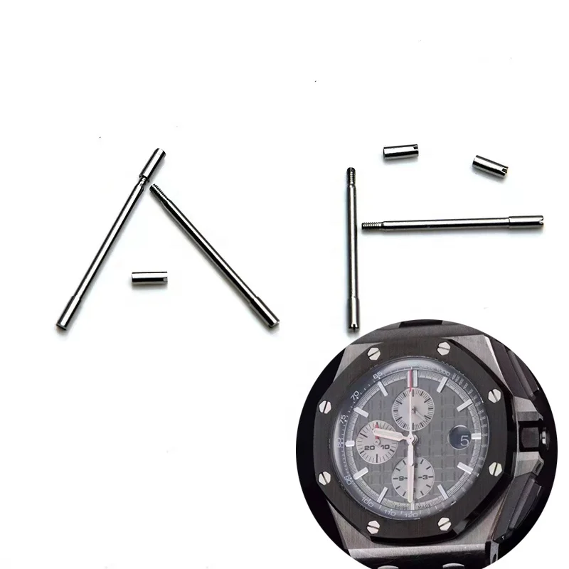 watch screw tube for AP A-udemars Piguet Ro-yal Oak Offshore watch rubber/Leather Strap Belt Band DIY Replace