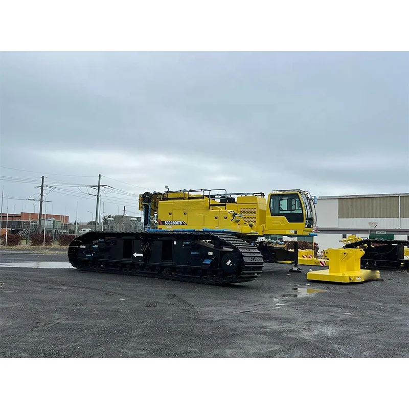 Top Brand 30t Telescopic Boom Crawler Crane with 50.5m Lifting Boom SCC300TB