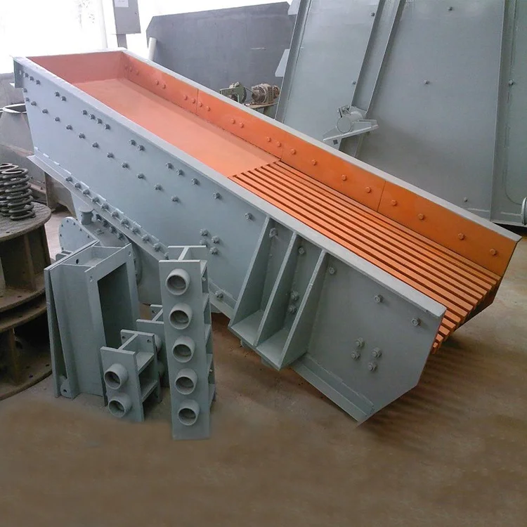 Sand Vibratory Feeder Vibrating Feeder for Belt Conveyor sand crushing plant