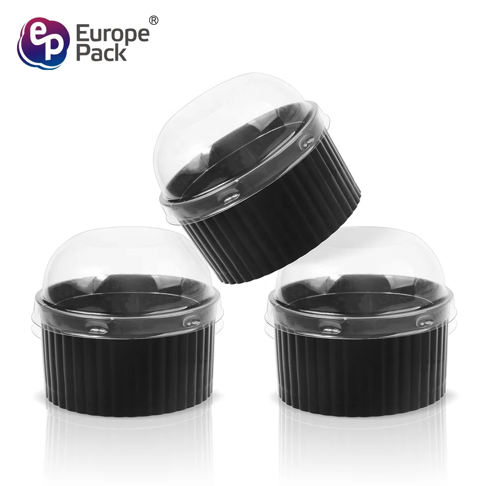 Yogurt Smoothie Cups Manufacturer Ps Round Bottom Plastic China 110ml Plastic Cups with Dome Lids