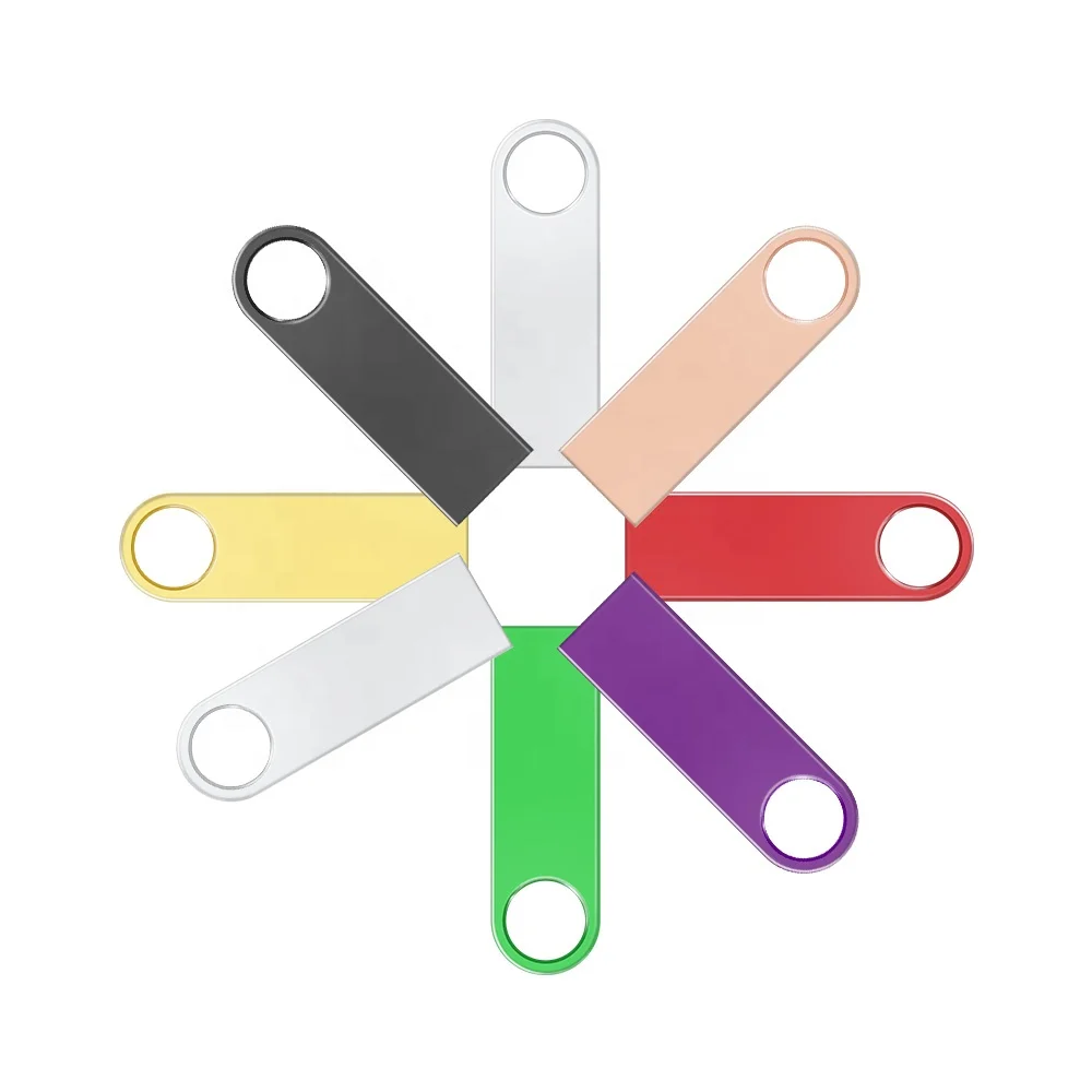 Custom logo Brand Printing Flash Drive 4GB 16GB 32GB 64GB 128GB Metal USB Flash Drive