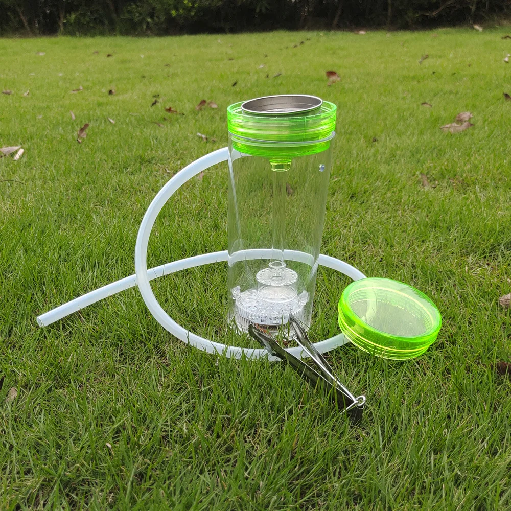 Wholesale Custom Plastic acrylic Hookah Travel LED Light Car Shisha Portable Hookah Cup Shisha Plastic Chicha