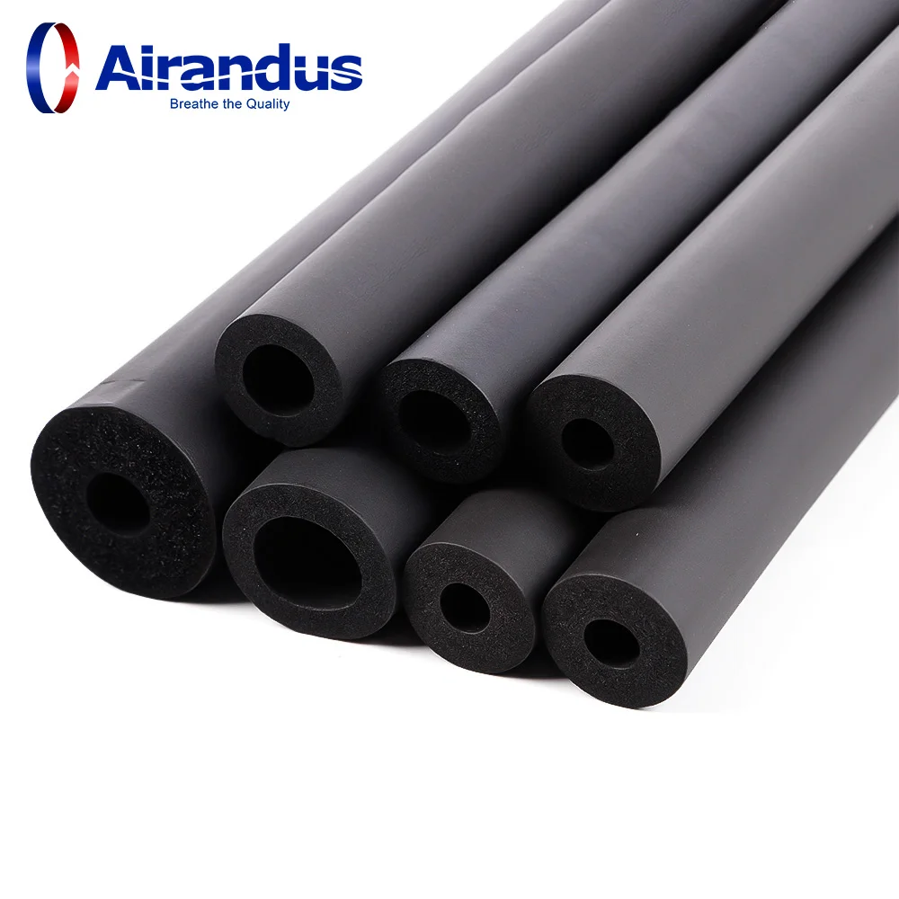 HVAC factory price Air conditioning Insulation Pipe Insulation Tube Pipe Insulation Rubber Pipe