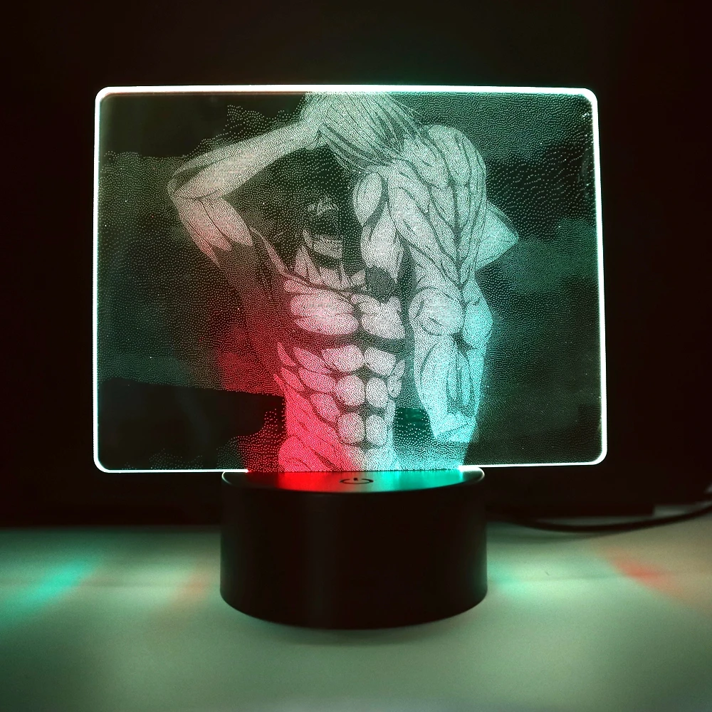 3D Night Lights Optical Illusion Lamps LED Night Lamps Acrylic 3d Light Decorative Gift for Kids