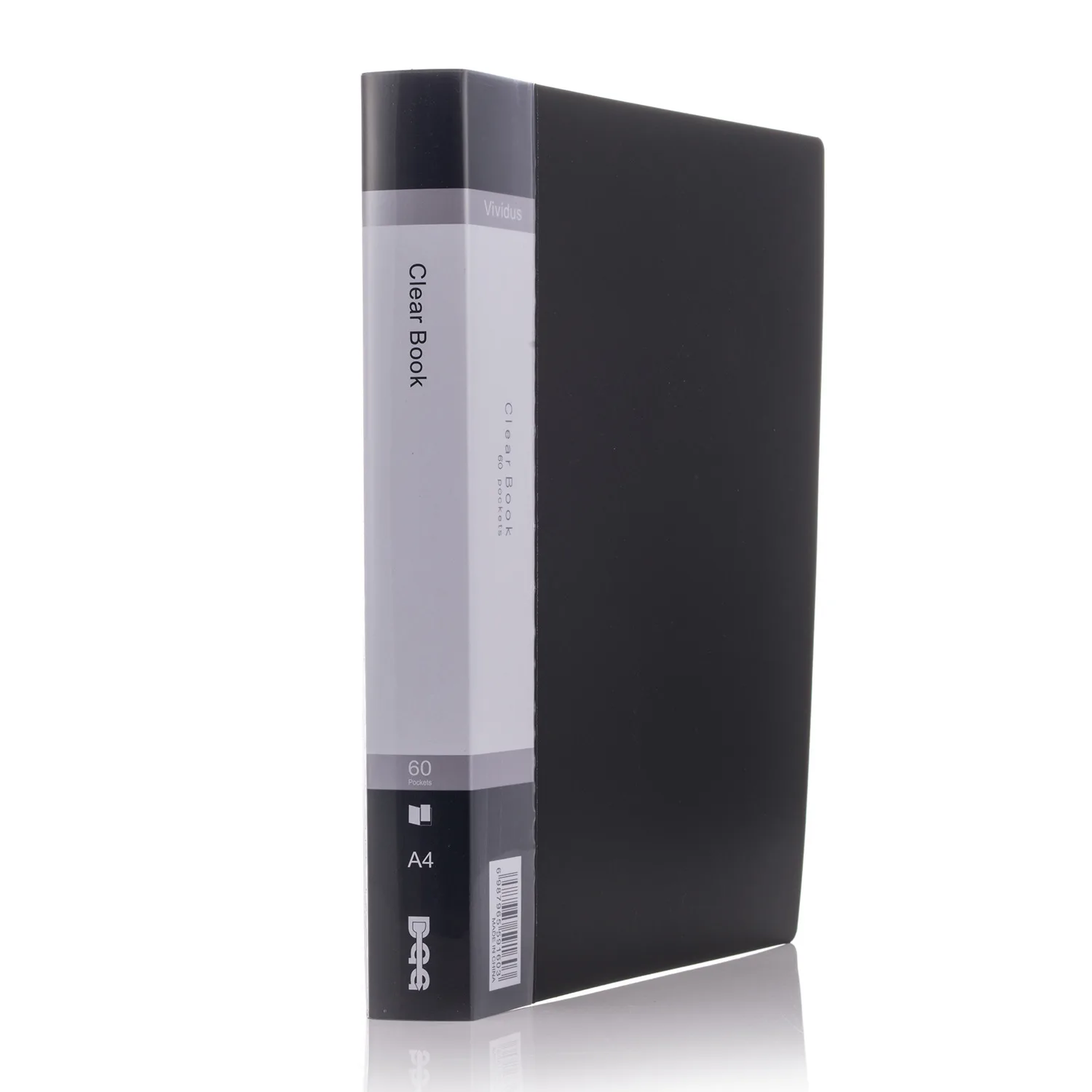 Most Popular Plastic A4 Pocket Display Book PVC Plastic Cover A4 Display Book Clear Pocket Folder 40 Pockets