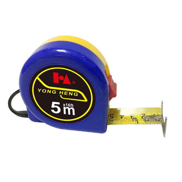 wooden brands ABS plastic+Steel tape Material and 2m-10m Length 0.13mm thick blade measuring tape
