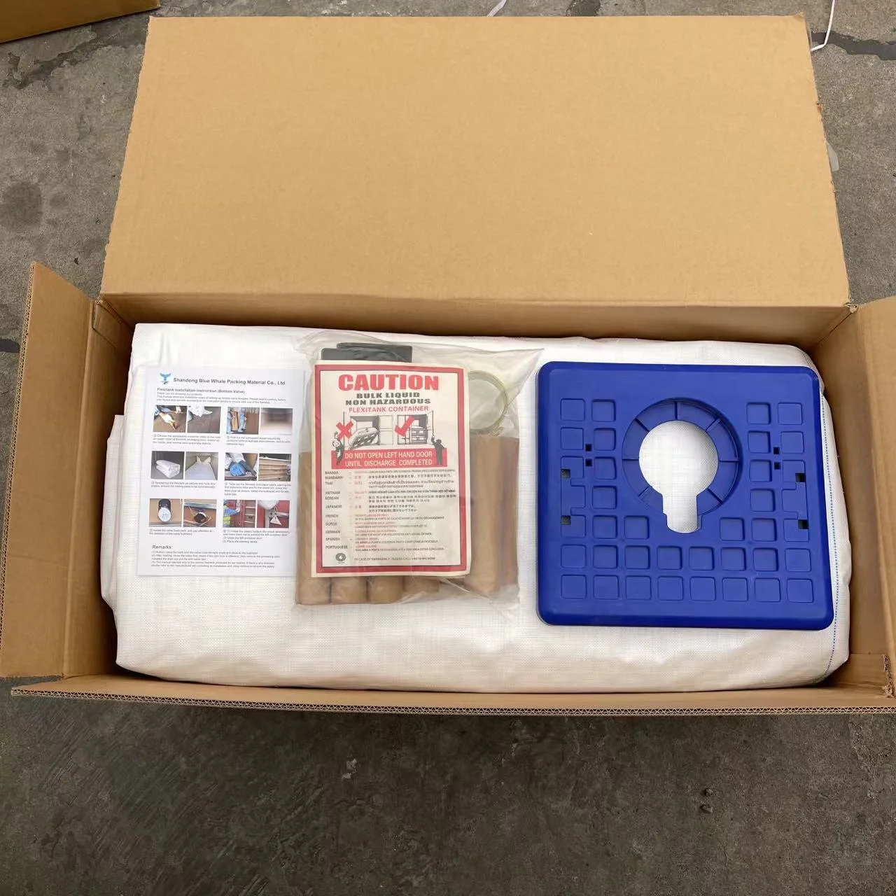 Food Grade Plastic Liquid Storage Bag Flexible 20FT Tank Bladders Oil Transportation Container Flexitank