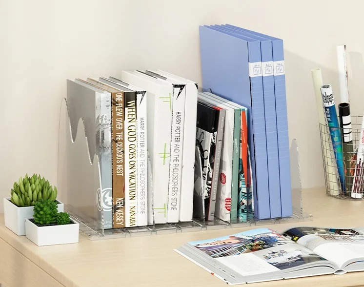 Adjustable shelf divider clear handbag separators for closet durable shelf dividers in bedroom office