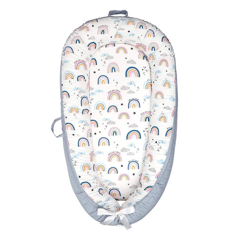 Новинка, креативная съемная и моющаяся бионическая детская кроватка, детское гнездо, артефакт для сна, детское гнездо для сна