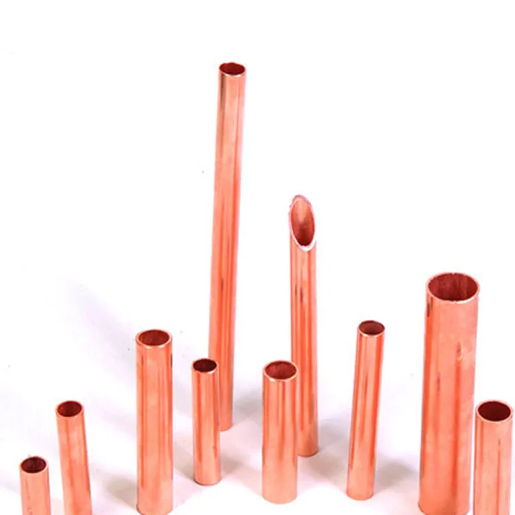 Copper Pipe Temper Package Material Water Origin Type C10200, C11000, C12000, C12200 Cooper Shape Tube Bright