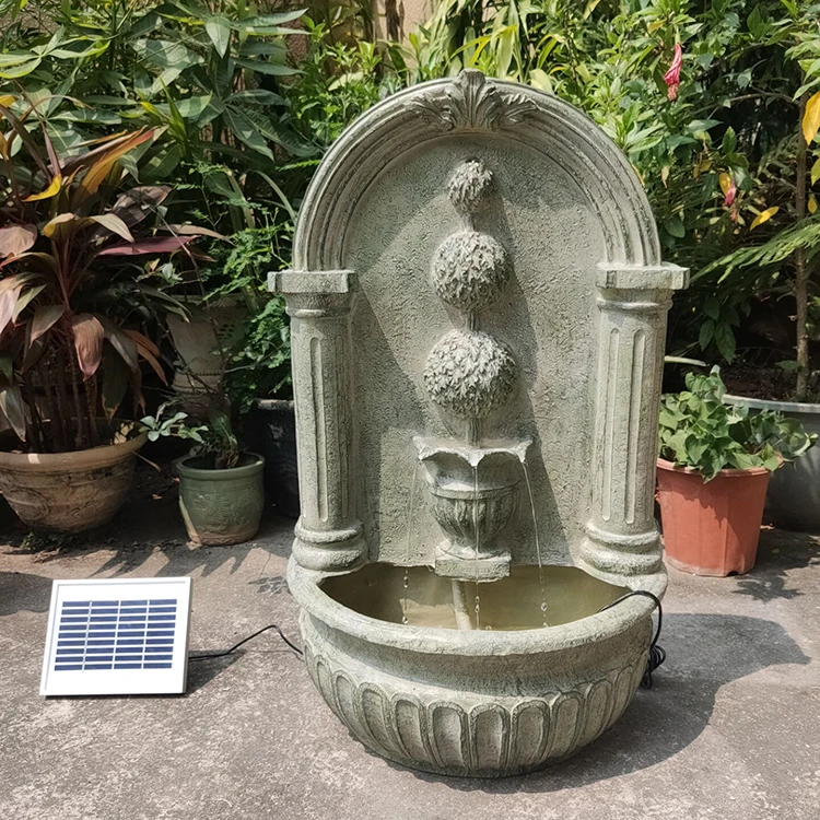 2024 Factory wholesale wall grey garden lion head fountain