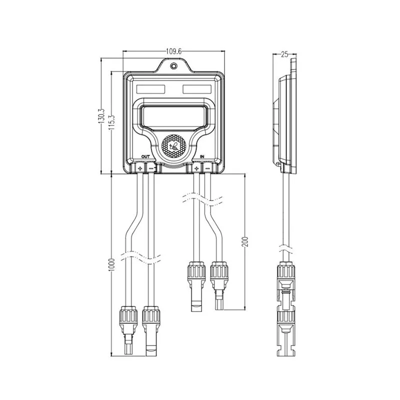 450w 650w 850w Solar PV Panel Optimizer Data Processing Device Swarm and Beehive with Real-Time Remote Monitoring Rapid Shutdown