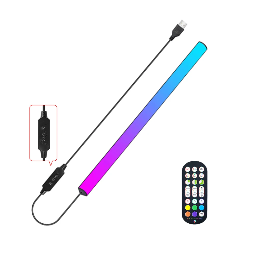 Умная атмосфера подсветка под Компьютером монитор светодиодный игровой RGB светильник для стола ТВ-экрана освещение украшение