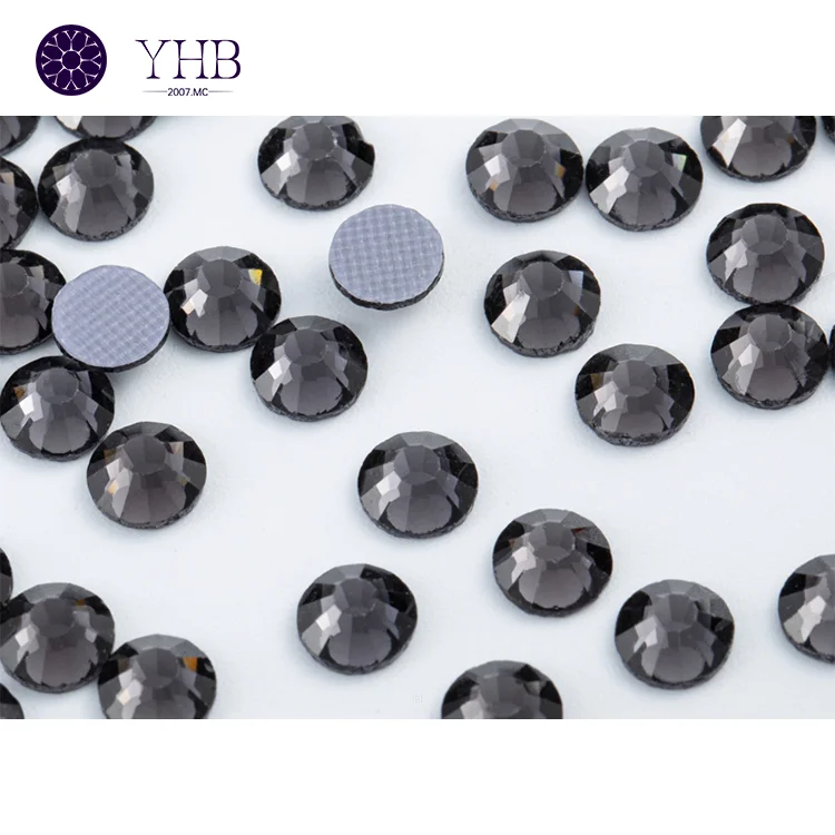 Wholesales DIY Flat Bottom Hot Fix Rhinestones Crystal Glass Beads For Jewelry Making