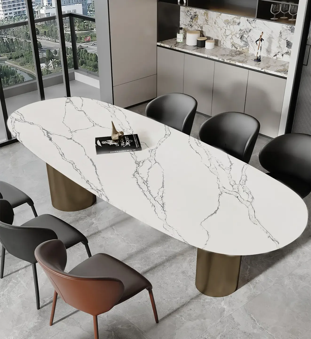 Super Jumbo Calacatta White Modern Design Artificial Quartz Stone for Kitchen Island Bathroom Vanities Table Tops
