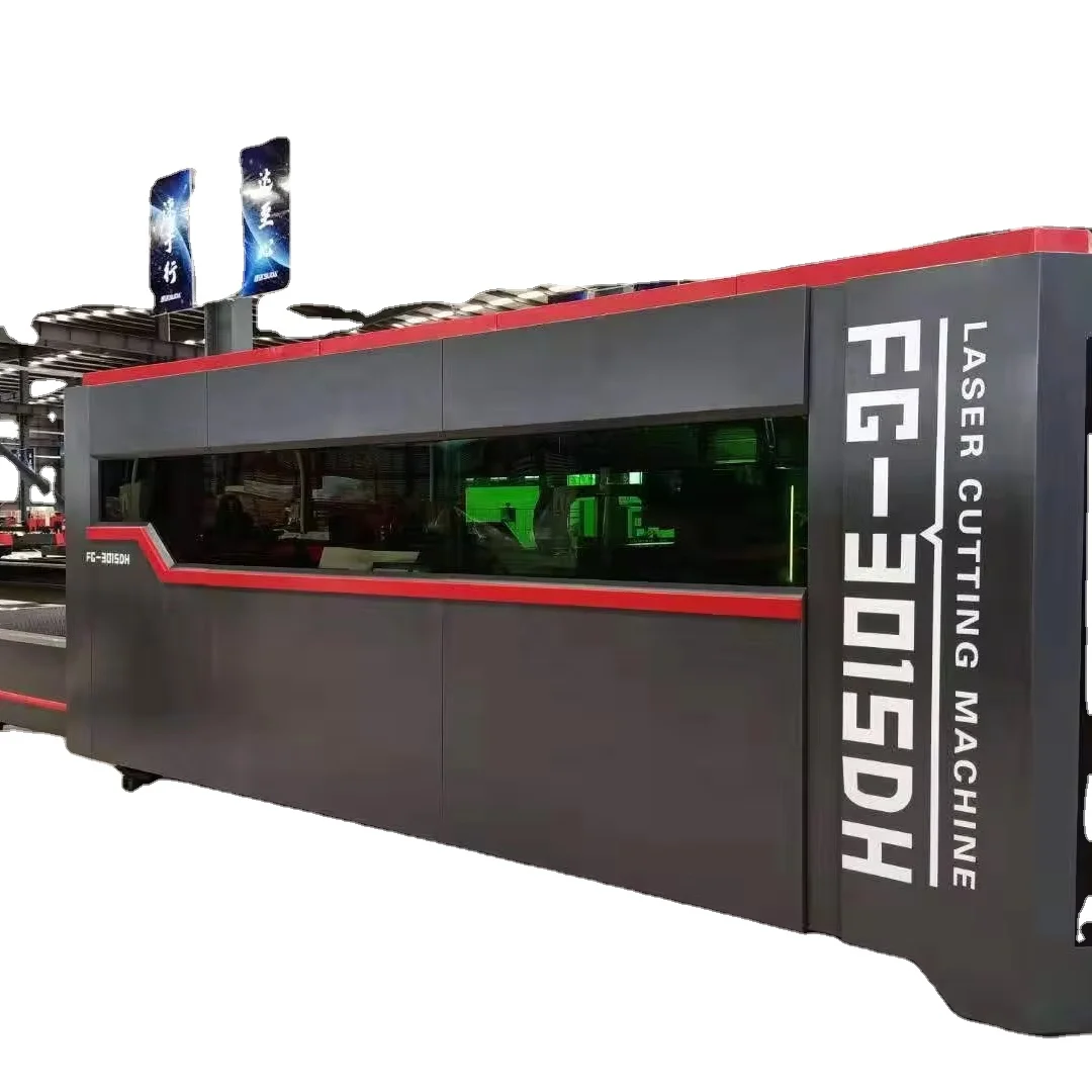 SUDA 3000W Whole Cover Optical IPG MAX RAYCUS auto focus Fiber Laser Cutting Machine