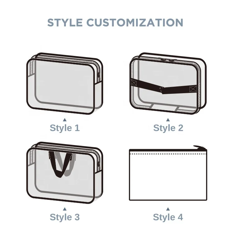 huahao waterproof zipper pouch makeup small cosmetic pouch travel toiletry tyvek cosmetic bags for women