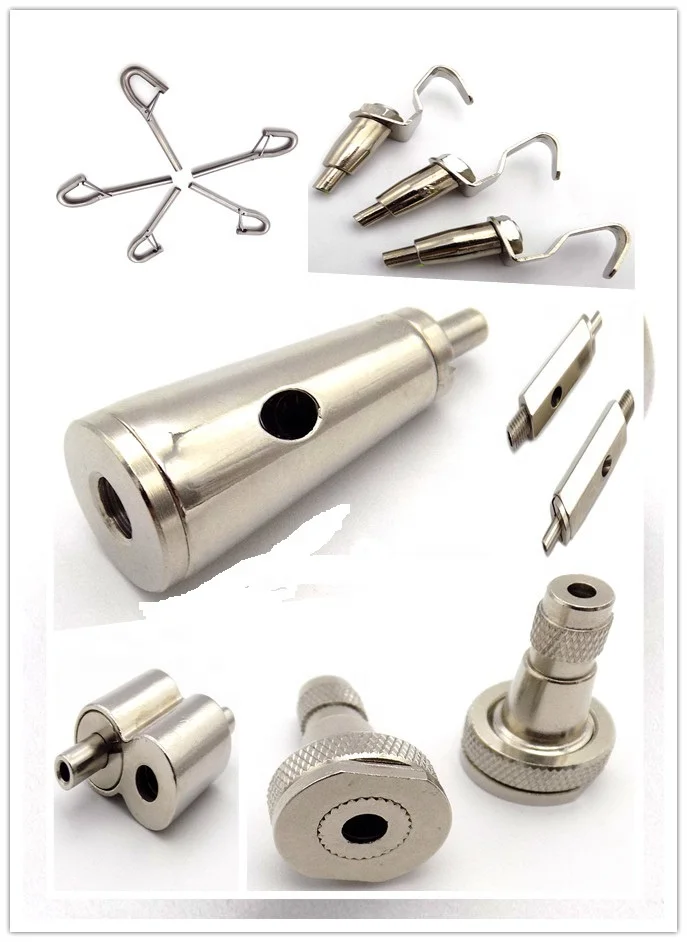 Brass Nickel Plated Picture Hanger Hook Poster Fast Rail Cable Hanger Cross Cable Gripper For 1.2mm -2.0mm Cable