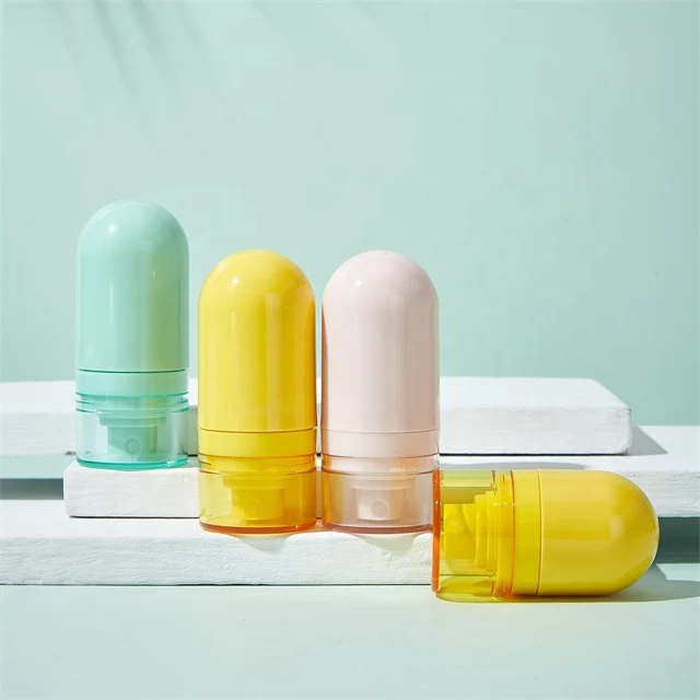 15ml 30ml 50ml empty upside down macaron color airless spray tube bottle with fine mist spray on sale