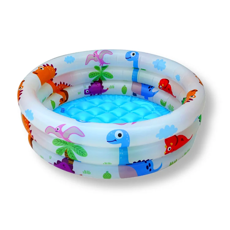 Round Swim Paddling Pool Accessory Inflatable Outdoor Kiddie Pool for Toddler Kid