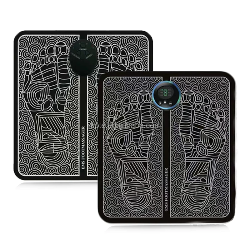 Portable USB Pedicure Foot Massager Mat Massage Pad EMS Tens Foot Massager machine For Home Use