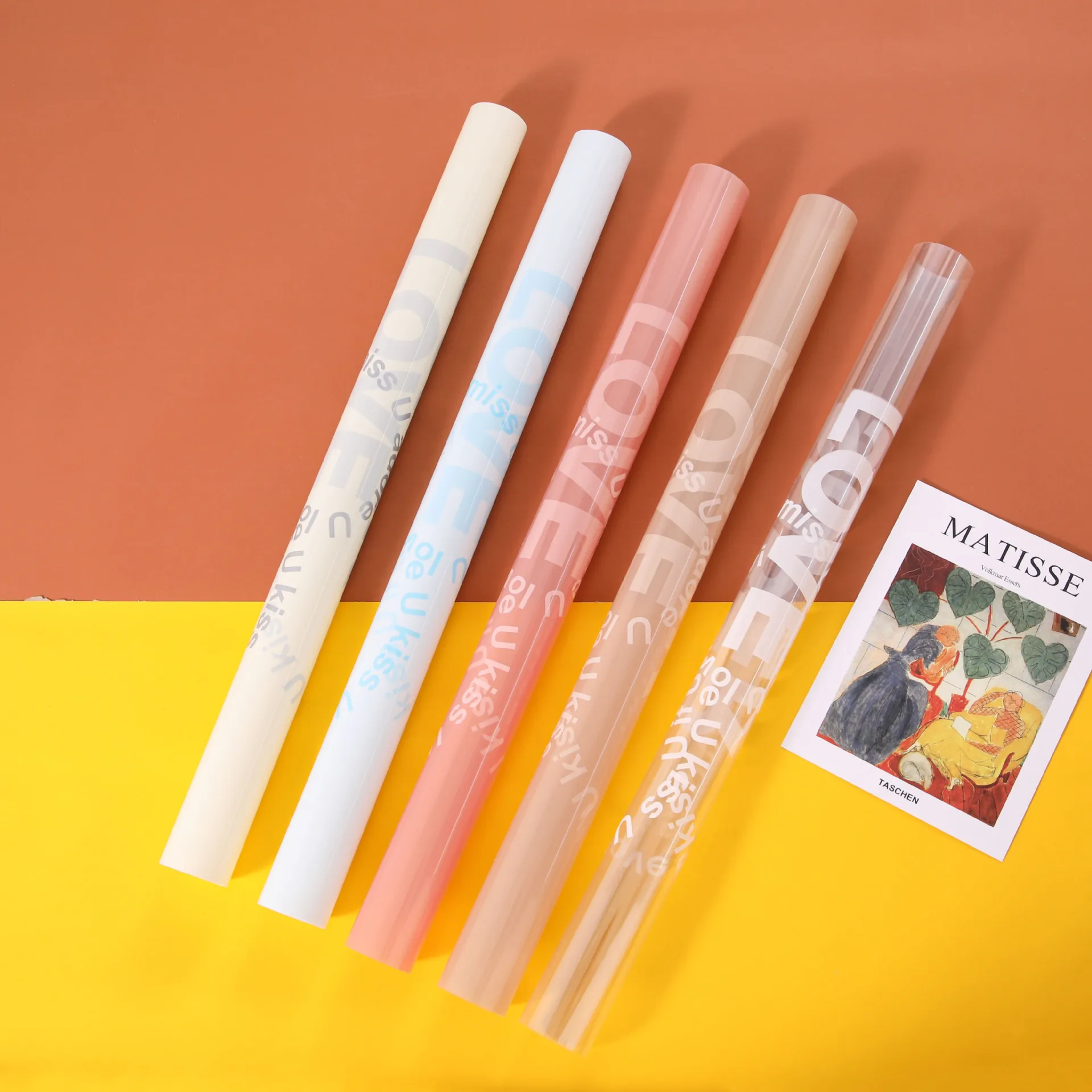 Yohpack Stock Wholesale Packaging Flower Paper Crystal Transparent Jelly Film Thickened Waterproof Cellophane