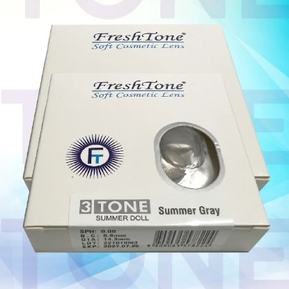Новый стиль FreshTone летняя кукла 3 тона 14 2 мм мягкие косметические цветные контактные линзы для