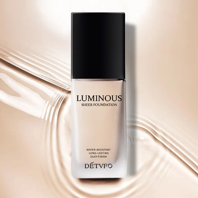 korean makeup long lasting full coverage makeup liquid foundation for dark skin