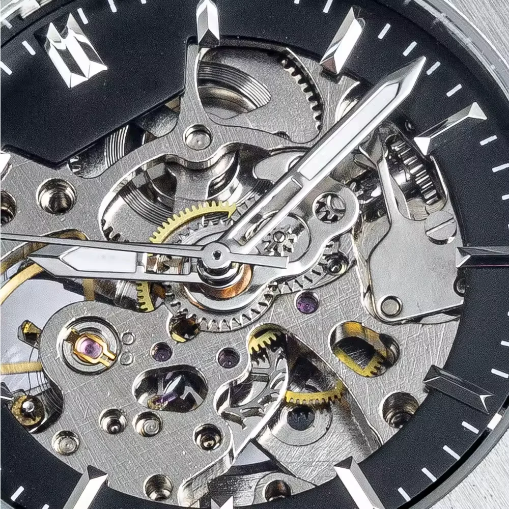 High Quality Private Label Skeleton Watches Men Luxury Montre Homme Stainless Steel Automatic Waterproof Watch Custom Logo Watch