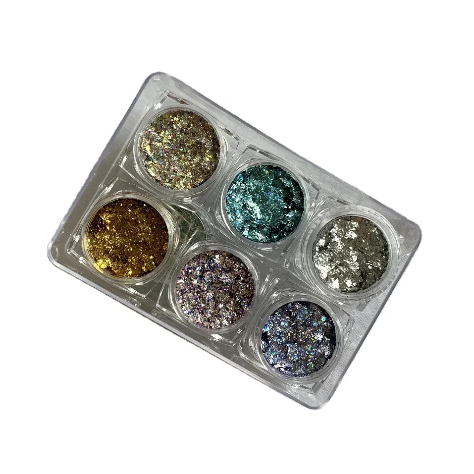 make own brand makeup eyeshadow palette pressed private label glitter eyeshadow