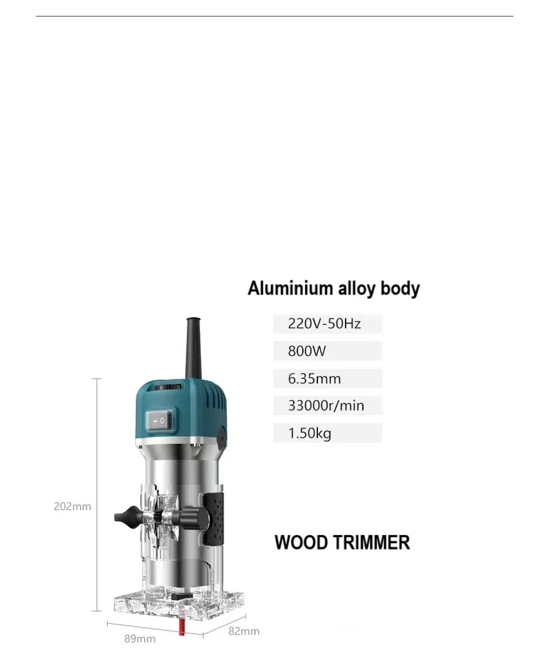 factory Outlet electric wood trimmer Portable hand engraving machine electrical tools trimming machine wood routers