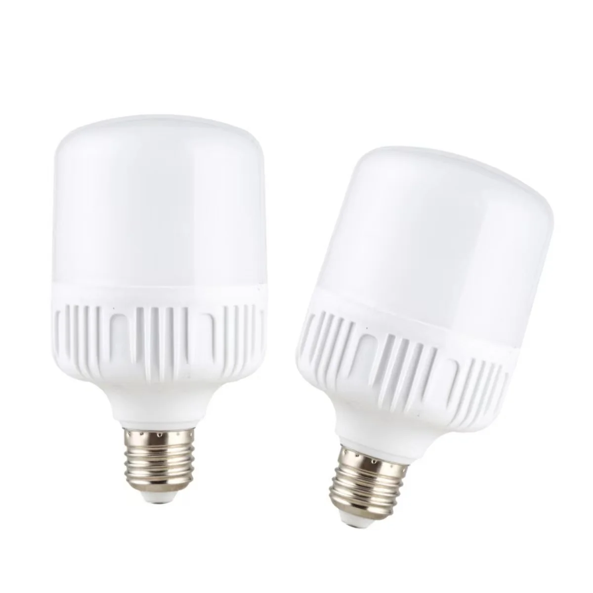 Indoor lighting office home E27 B22 led bulb light 30w 40w 50w aluminum in plastic led bulb t shape led light bulb
