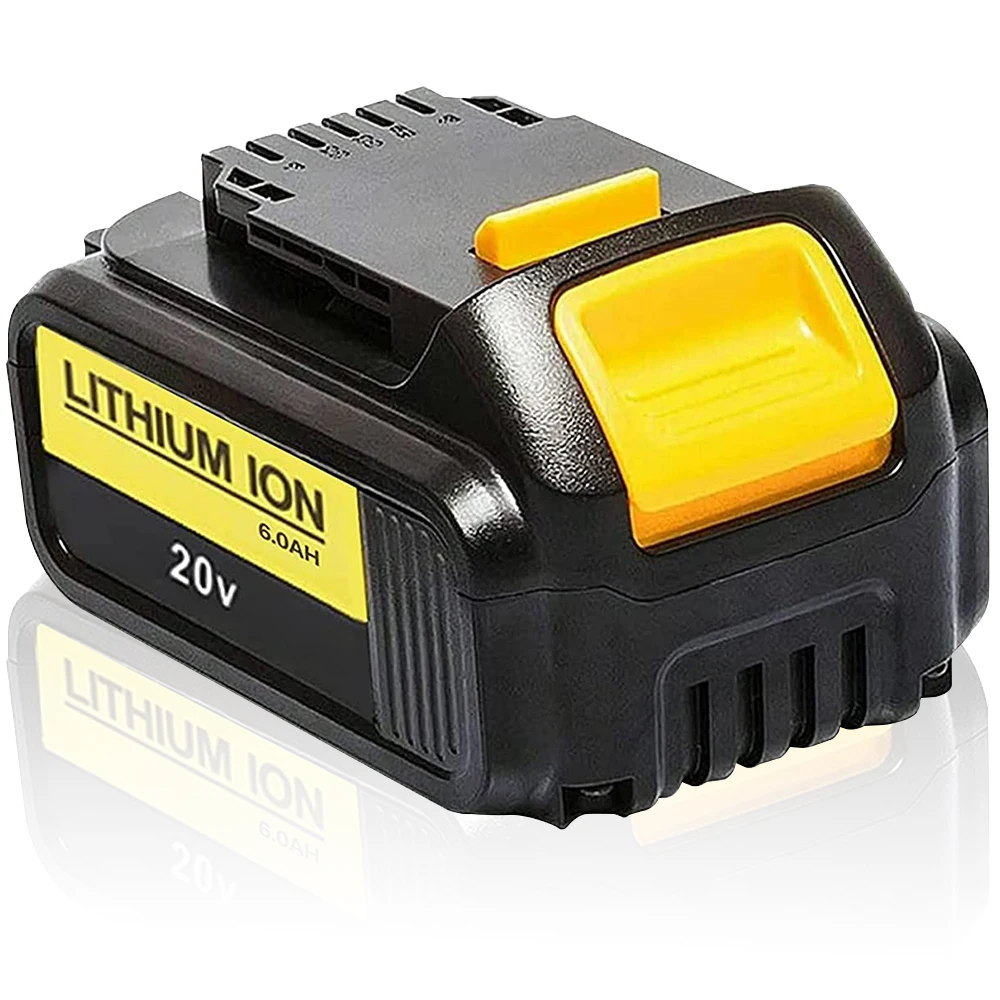 20v 6000mah Power Replacement for Dewalt Tool Li-ion Battery Cordless Parts Dcb200 Dcb201 For Dewalt Cordless Drill Battery