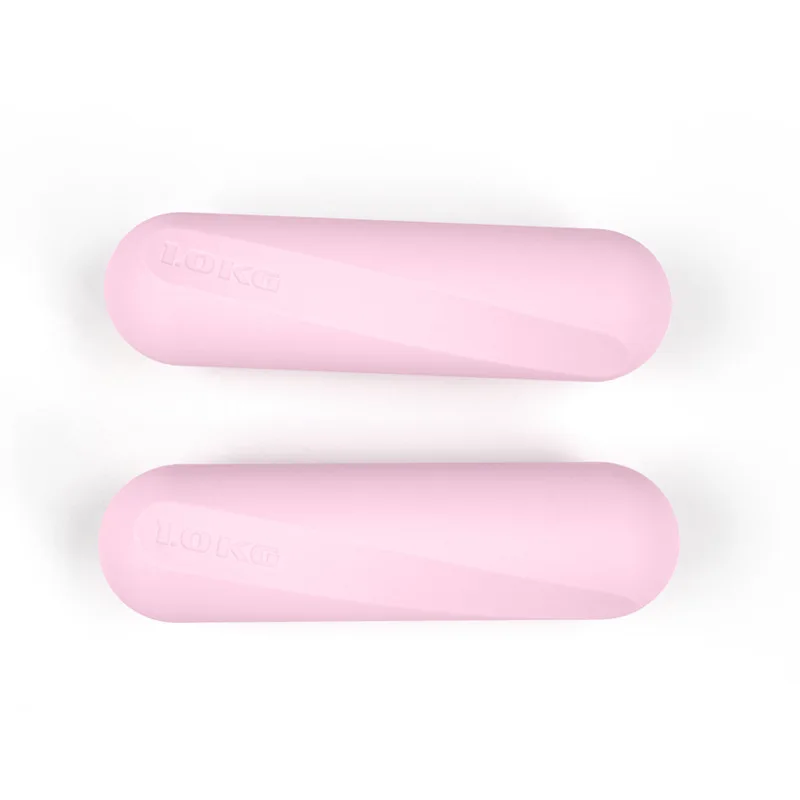 New Design Rubber Dumbbells For Free Weights Strength Training Non-slip Yoga Gym Dumbbell Set With Silicone