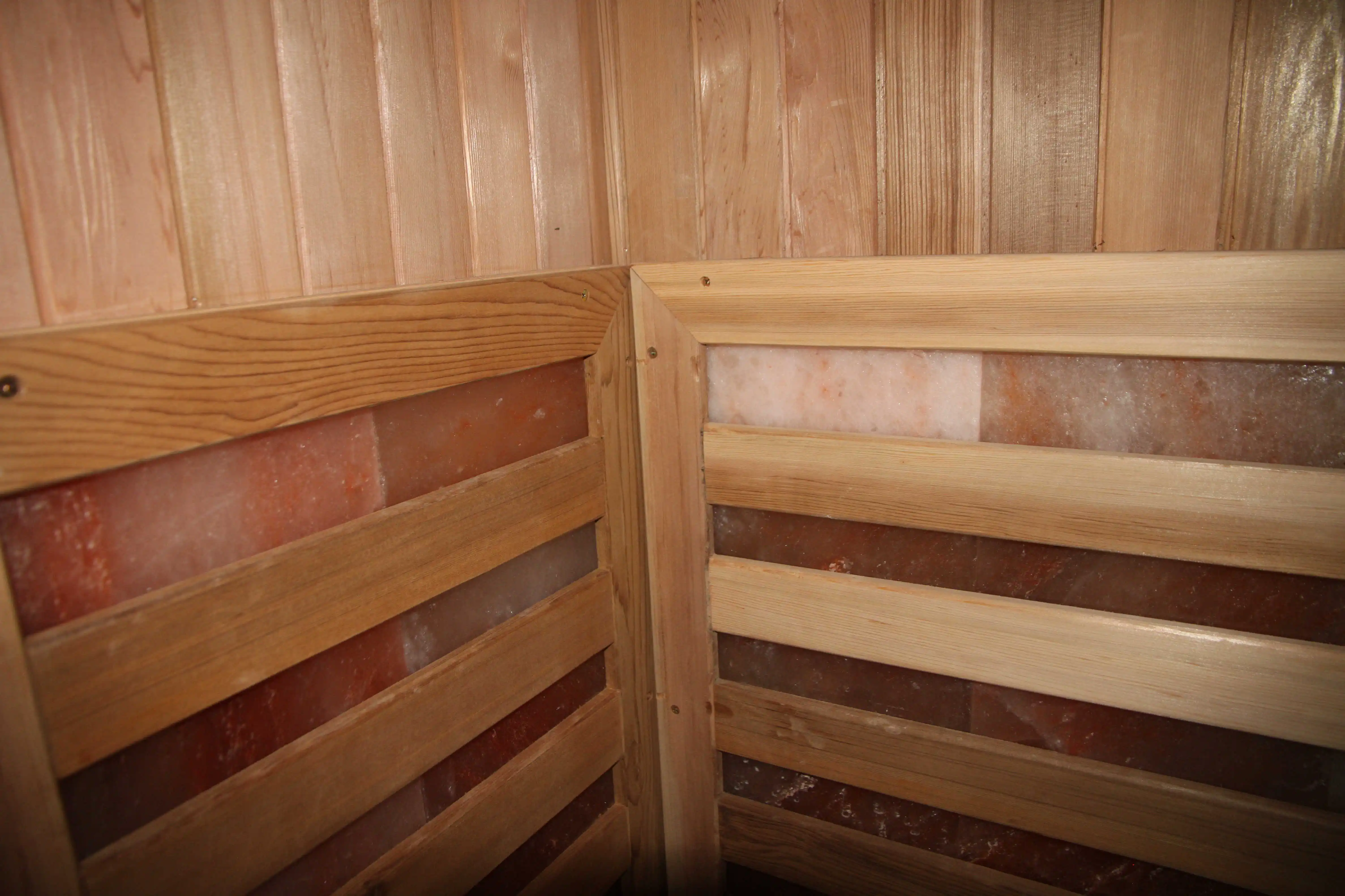 Factory Outlet Traditional 5-6 person Himalayan salt dry steam sauna