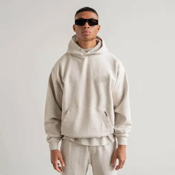 Qyouотело Пользовательский логотип мужская белая оверсайз узорная полиамидная быстросохнущая Спортивная супер технологичная одежда толстовка