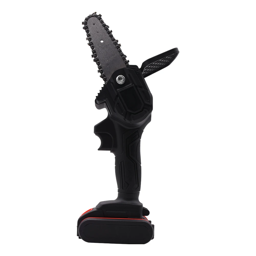 Handheld Portable Electric chain saws for Wood Cutting 6 inch Tree Pruning chainsaw Rechargeable Battery Mini Chainsaw Cordless