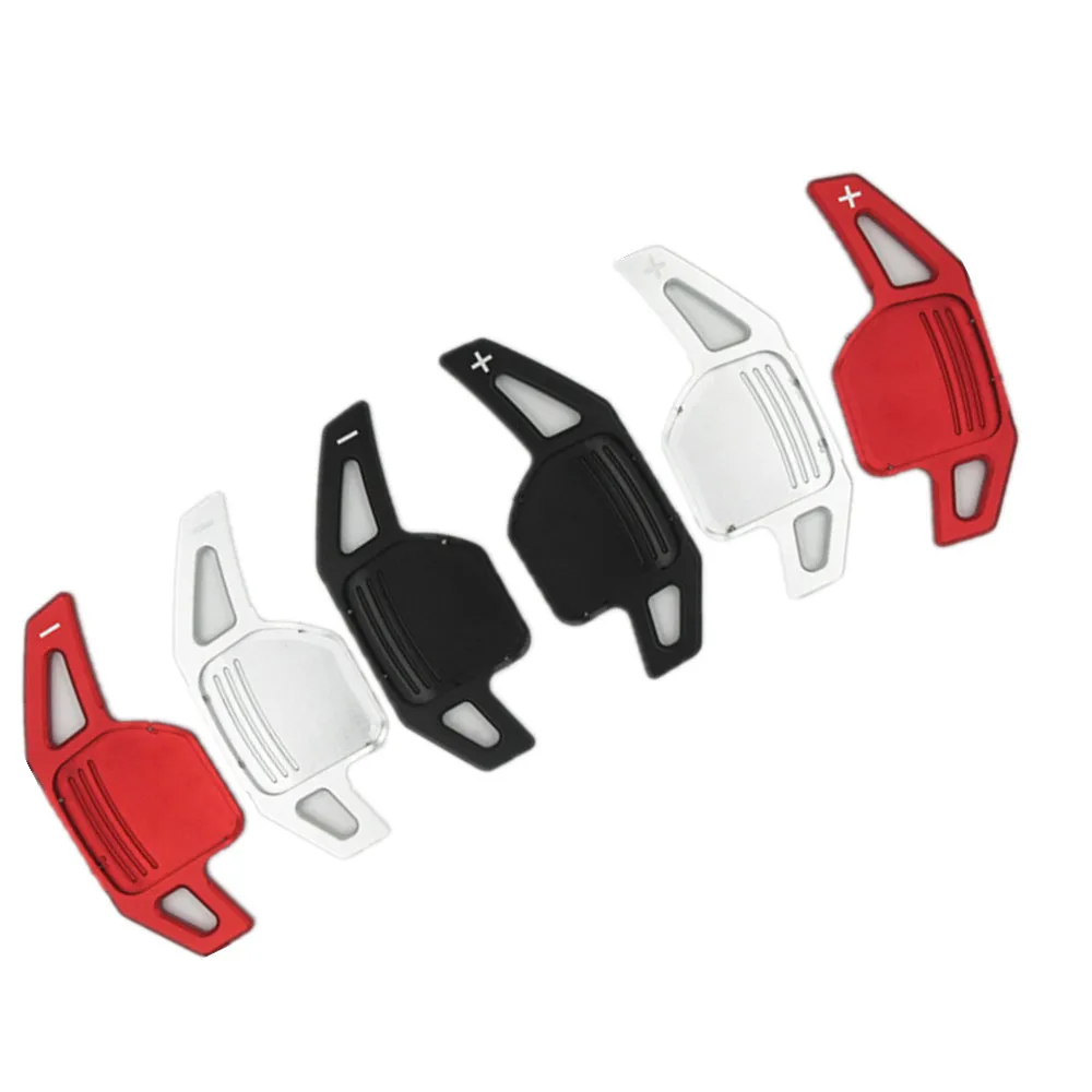 2pcs Car Steering Wheel Shift Paddle Shifter Extended For Audi A4L/A5L/Q7/A3/Q3/Q5