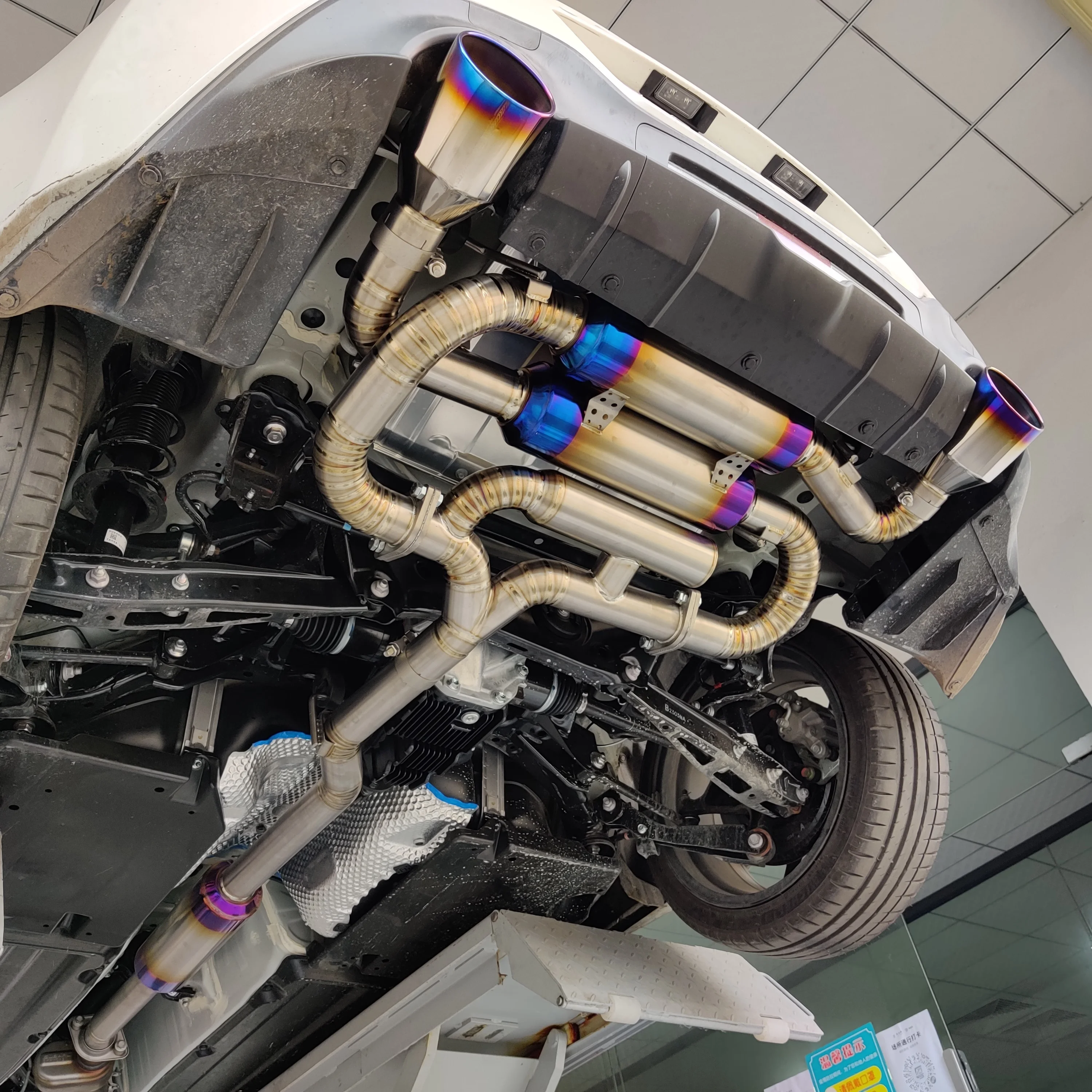 2022 exhaust systems  exhaust pipes titanium exhaust for GR86 &BRZ titanium catback 2022 car