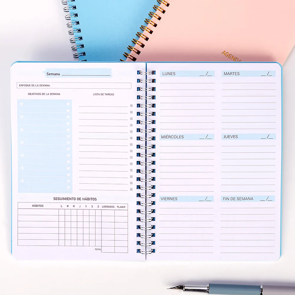 Новая ежедневная благодарность 6 месяцев самопомощи Cuaderno A5 пользовательские либреты повестка дня Cahiers Planner Journal для