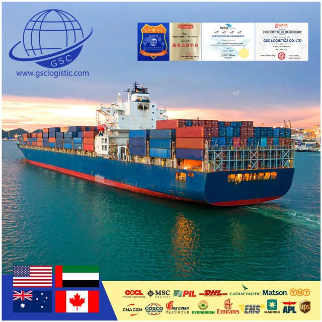 Custom Or Standard Door To Door Wholesale Ocean Shipping Agent Ddp Sea Freight Rates To Amazon Usa From China