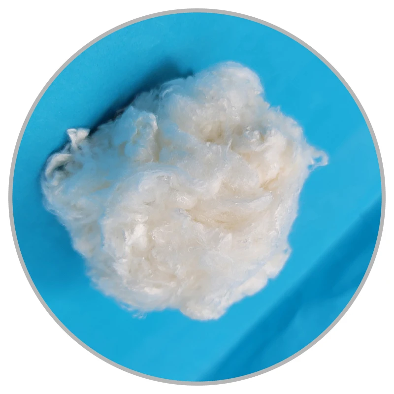 100% organic bamboo fiber for spinning