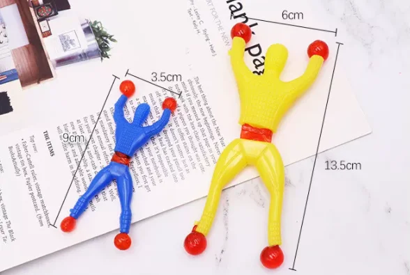 2022 Hot-Selling Large  Sticky Palms Tumbler Toy High Quality Wall Climbing Spider Man