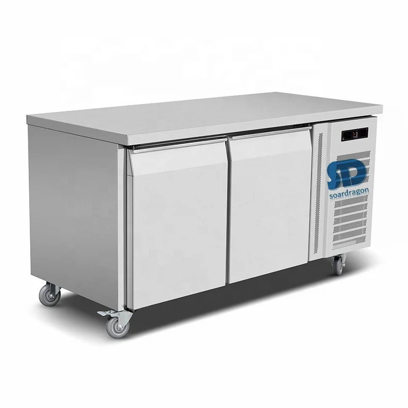 Soardragon S/S 3 door under counter bench refrigerator Freezer for kitchen use