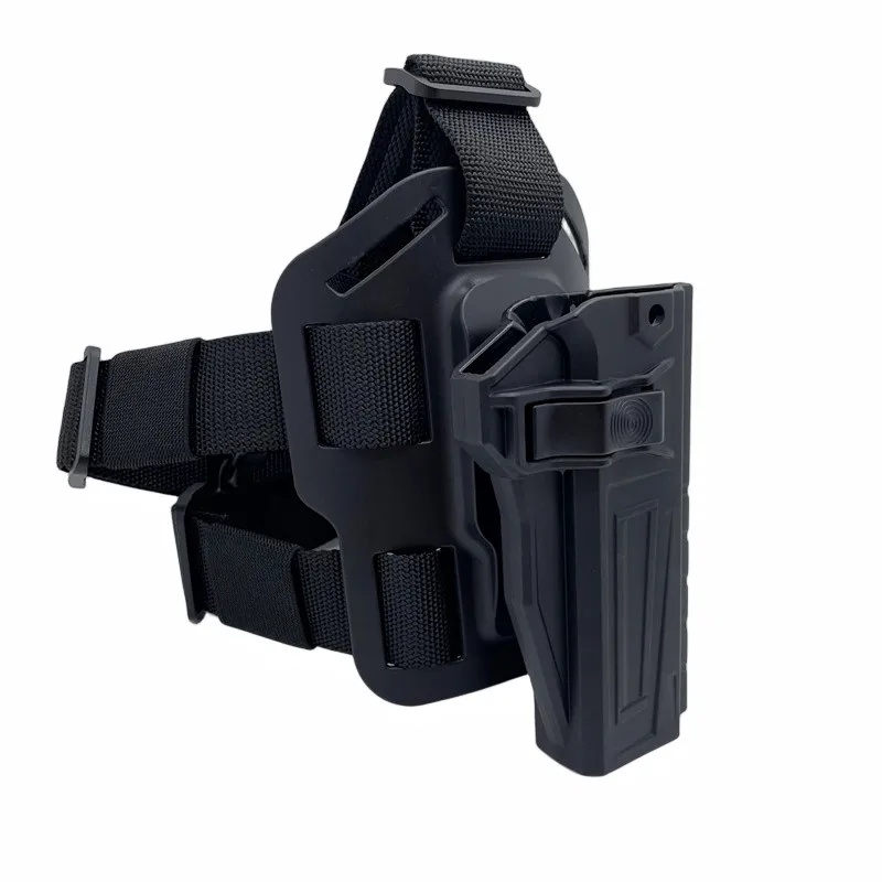 Colt 1911 gun Holster with Drop leg platform attachment