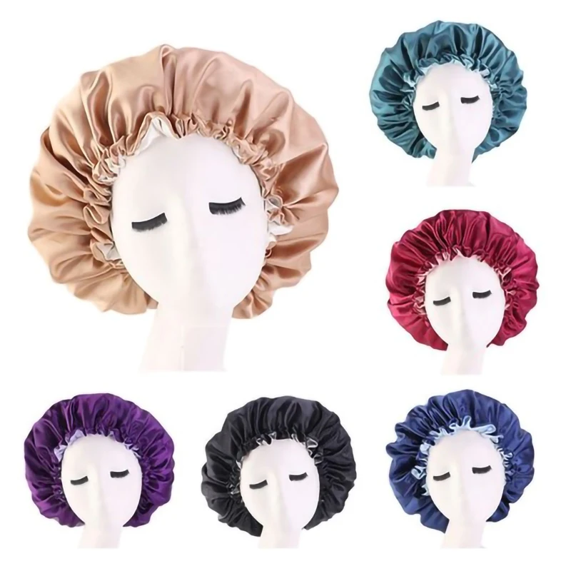 High quality eBay hot mommy and me bonnets silk satin caps bonnets customised bonnets silk